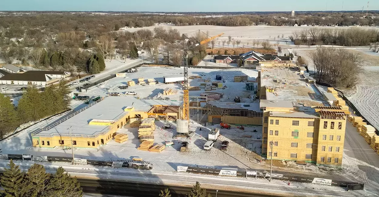 Large Projet Image:  196,589 sq ft. Independent Senior Living 